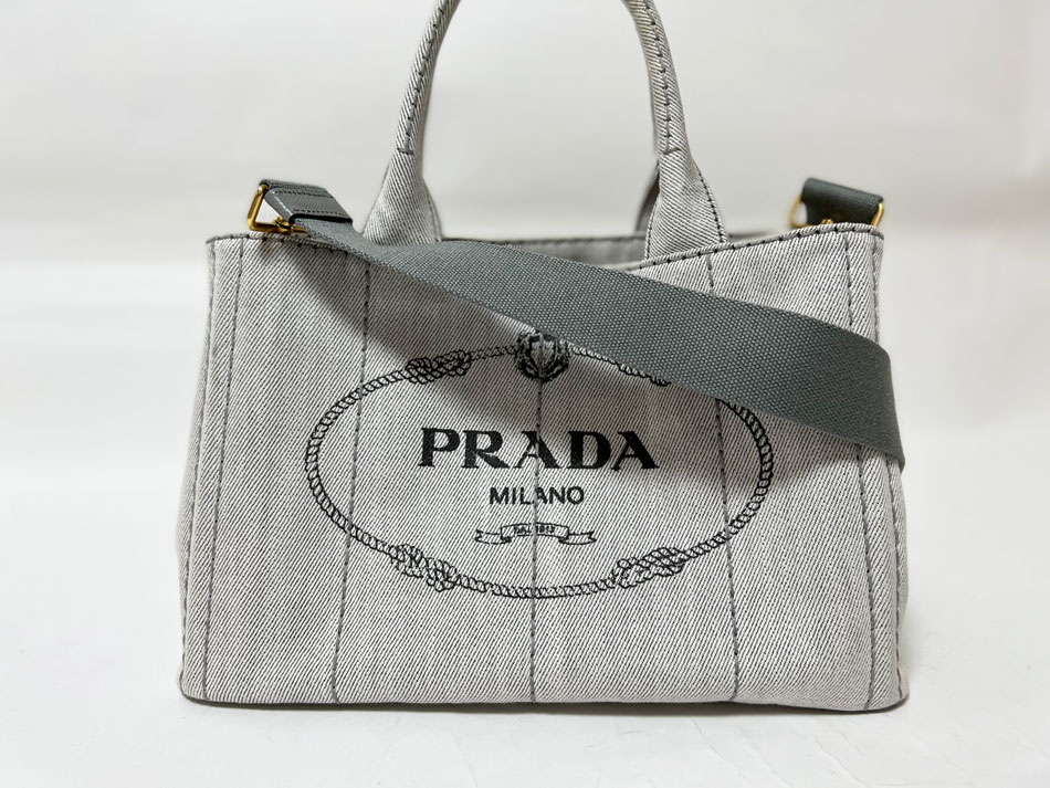 いいたしま PRADA - あつ☆様専用 プラダ カナパ デニム ストラップ