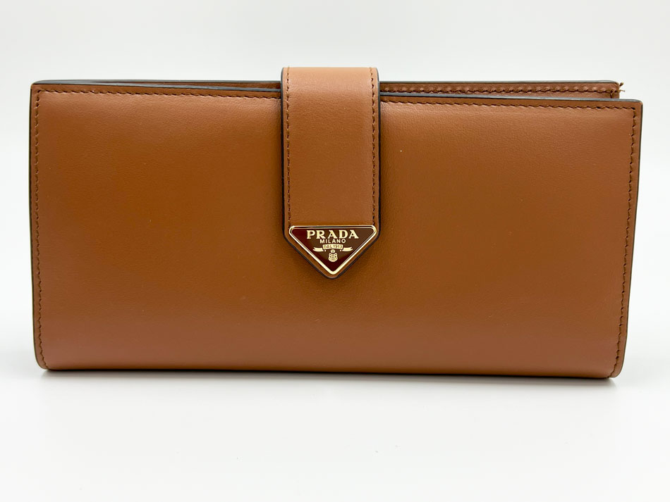 楽天市場】プラダ PRADA 長財布 二つ折り ソフトカーフレザー