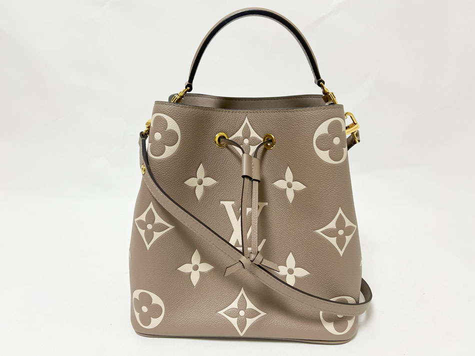 LOUIS VUITTON ルイヴィトン アンプラント ネオノエ MM バイカラー トゥルトレール クレーム トートバッグ ショルダーバッグ バイカラー ポーチ M45555 美品【中古】