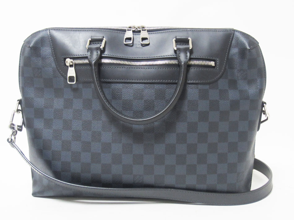 LOUIS VUITTON ルイウ゛ィトン ダミエコバルト PDJ NM 商行為御徒面子 ハンドバック ブリーフ容れもの ショルダーバッグ 同盟罷工一回り付き添い人 メンズ N41589 美品【中古】