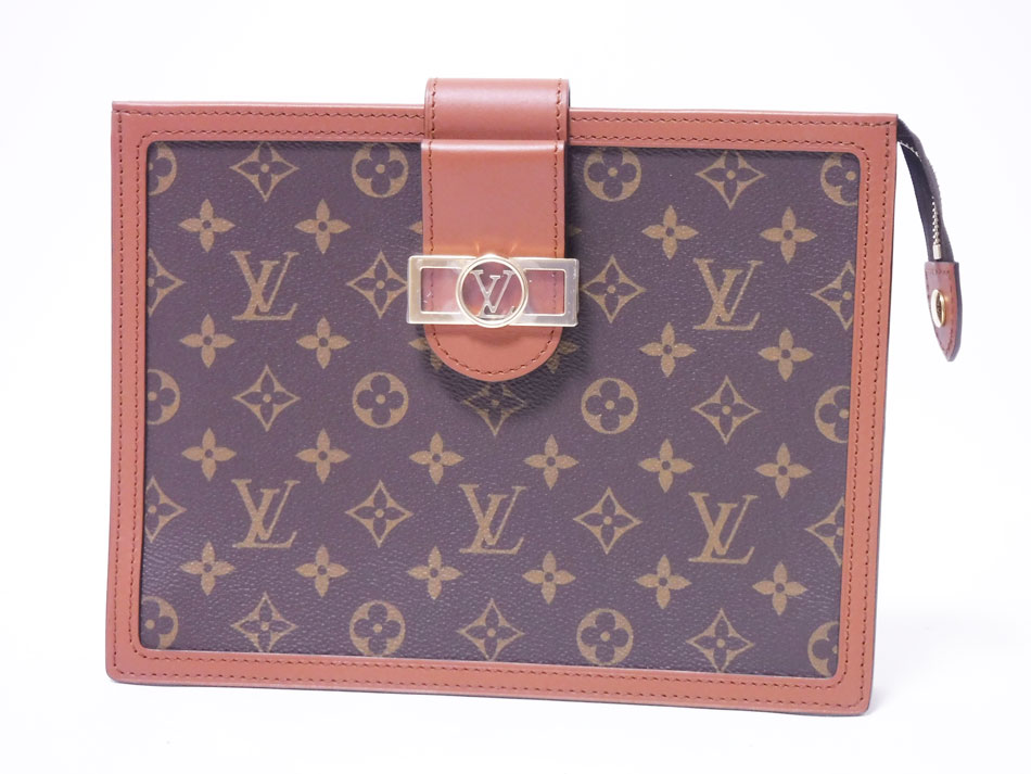 LOUIS VUITTON ルイヴィトン モノグラム・リバース ポシェット・ドーフィーヌ クラッチペダル御徒面子 二番め御徒面子  M69184 新品負けず劣らず 【中古】