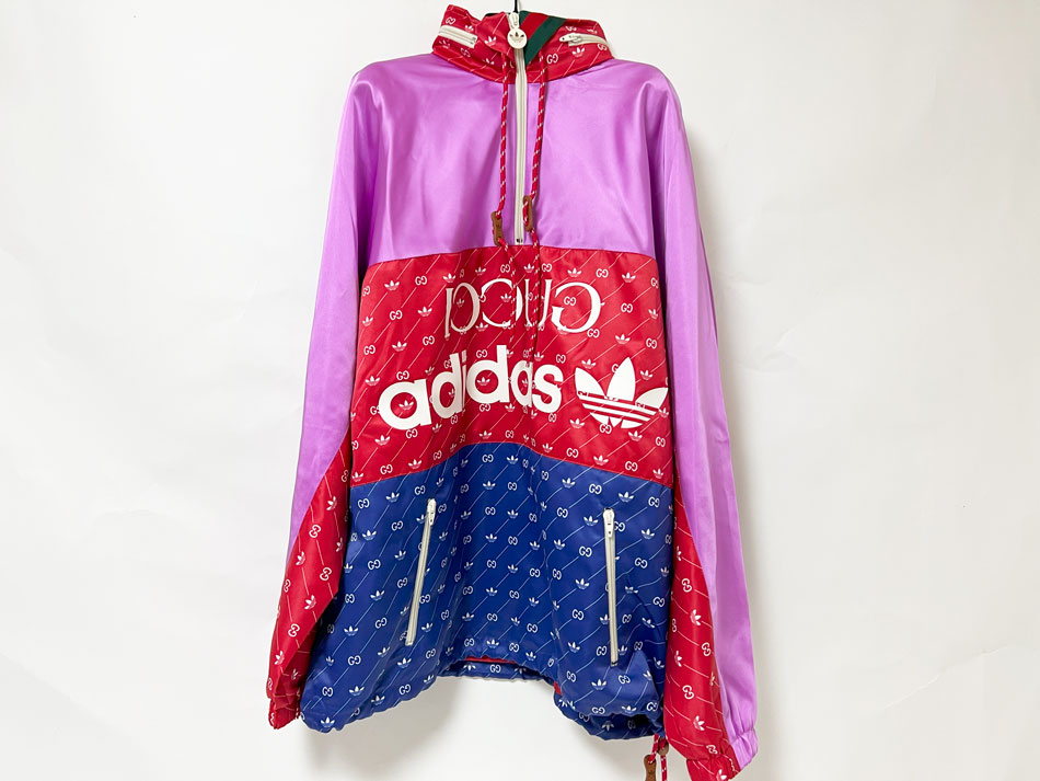 楽天市場】GUCCI×adidas グッチ×アディダス トレフォイルプリント