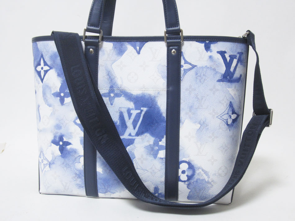 LOUIS VUITTON ルイウ゛ィトン ウォーターカラー ウィークエンド トートGM トートバッグ ショルダーバッグ M45755 超美品【中古】