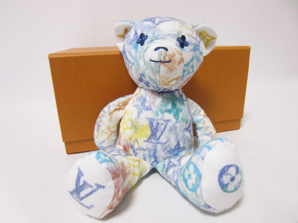 LOUIS VUITTON - LOUIS VUITTON(ルイヴィトン) ぬいぐるみ美品  ドゥドゥルイ GI0502 パステルカラーズ クマ コットン LOUIS VUITTON - LOUIS VUITTON(ルイヴィトン) ぬいぐるみ美品