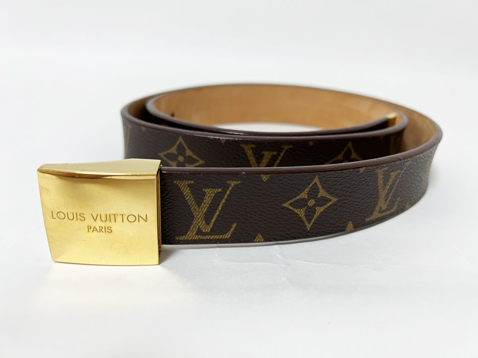 ルイヴィトン　レディース ベルト M6801W モノグラム サンチュールキャレ LOUIS VUITTON ルイヴィトン モノグラム サンチュール キャレ 腰