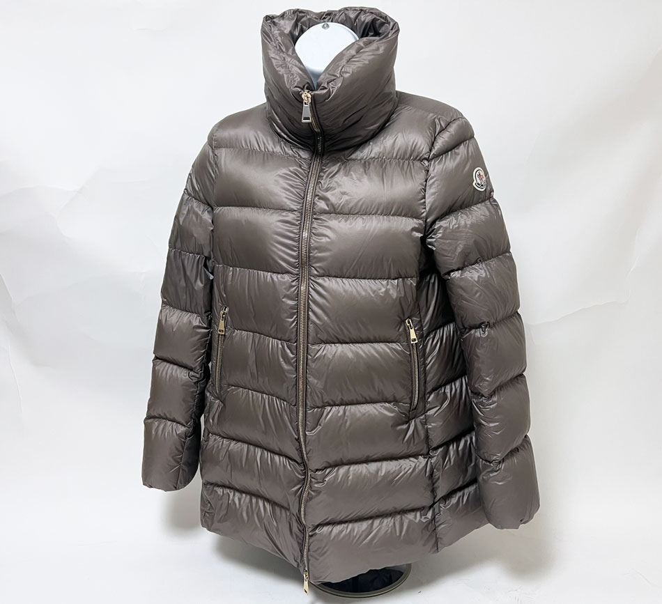 MONCLER モンクレール レディース ダウンジャケット TORCY GIUBBOTTO グレー サイズ：0 【中古】