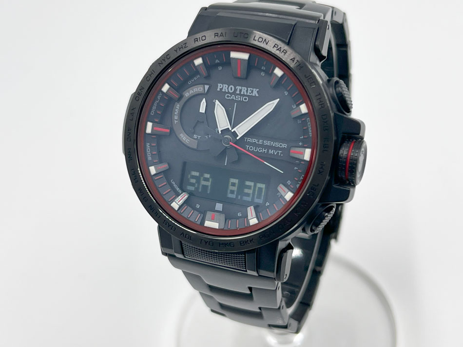 【稼働品】CASIO 腕時計 PROTREK PRT-420 トリプルセンサー 楽天市場】カシオ CASIO PRO TREK プロトレック PRT-420