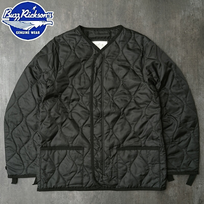 BUZZ RICKSON'S バズリクソンズ #BR15773 ブラック M-65 ライナー ジャケット WILLIAM GIBSON COLLECTION M65 ウィリアムギブソン メンズ 男性 アウター ブルゾン ジャンパー カジュアル アメカジ キルティング 中綿 BLACK 黒