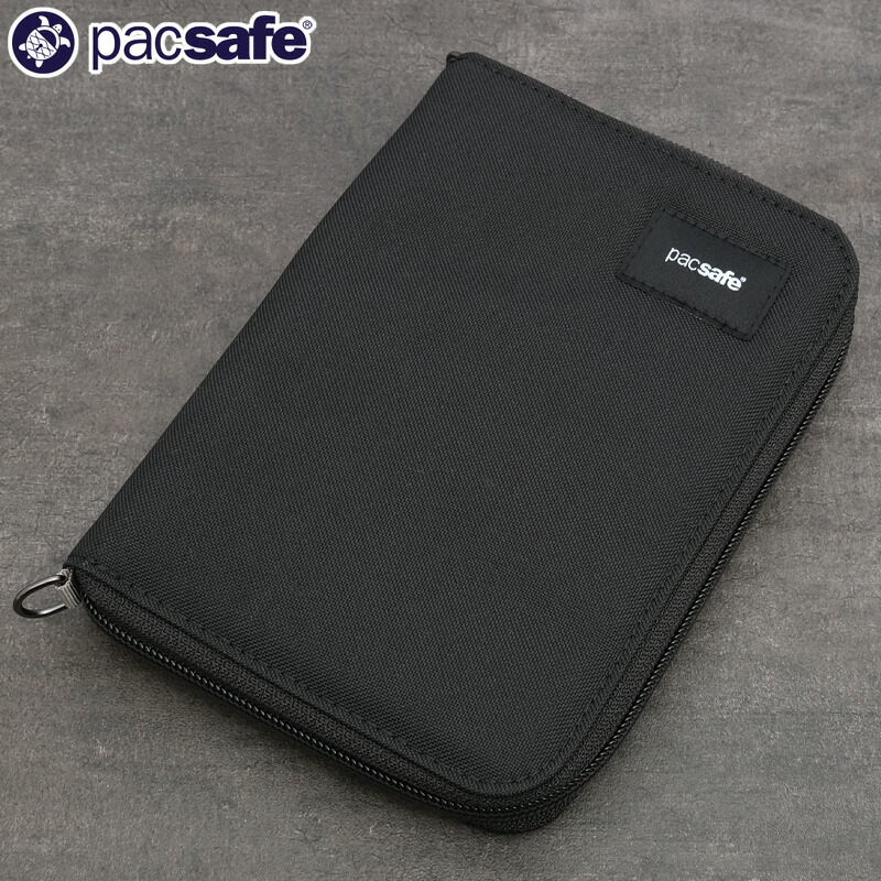 PACSAFE パックセーフ #12970382 RFIDセーフ コンパクトトラベルオーガナイザー トラベルウォレット 財布 パスポートケース 貴重品入れ スキミング防止 メンズ レディース 男性 女性 トラベル 海外旅行