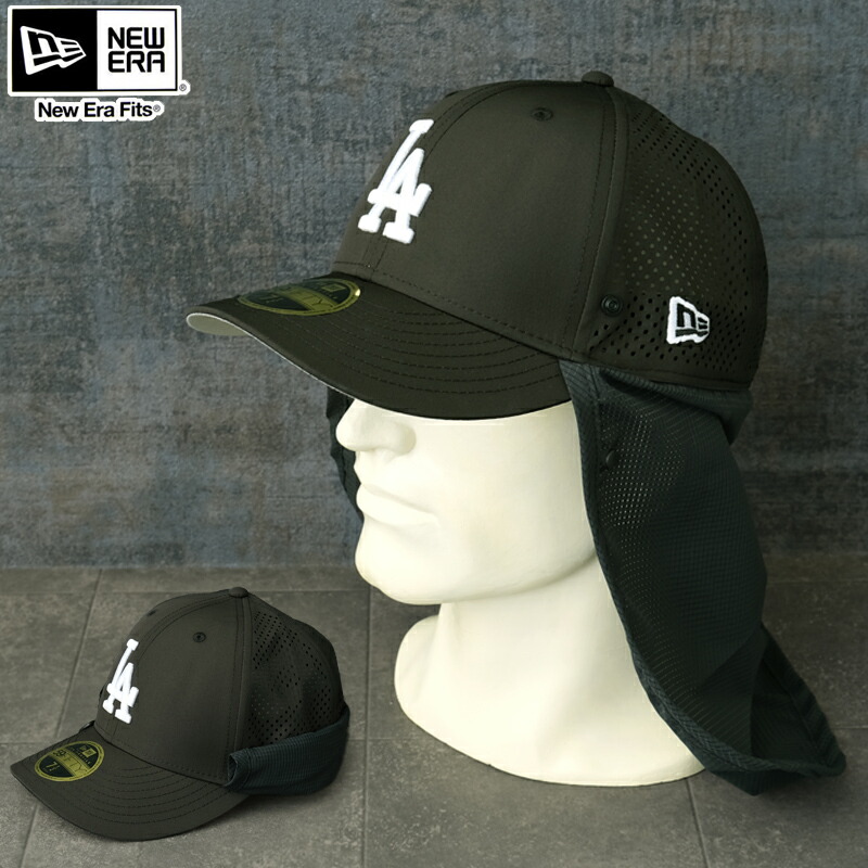 NEWERA ニューエラ LP 59FIFTY YOSHIDA BROS サンシェード Angler Collection ロサンゼルス・ドジャース 【ニューエラアウトドア】 ブラック 帽子 キャップ CAP メンズ 男性 レディース 女性 カジュアル アウトドア メジャーリーグ メッシュ