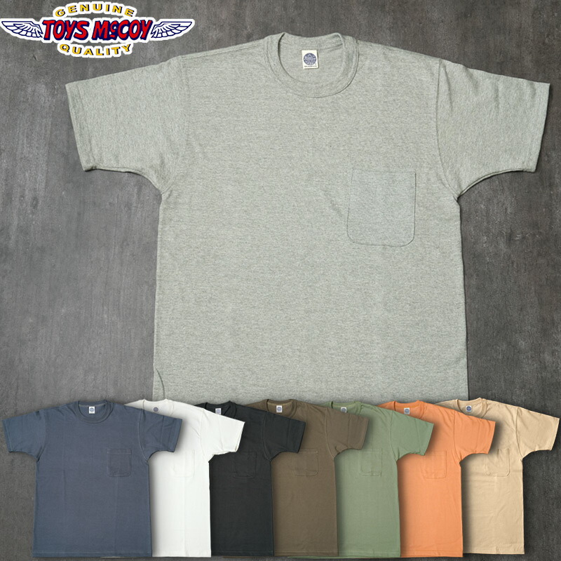 1点ならメール便可 TOYSMcCOY トイズマッコイ #TMC2410 半袖 THE GREAT AMERICAN HERO ポケット Tシャツ 2025 メンズ 男性 トップス ティーシャツ ミリタリー アメカジ カジュアル ショートスリーブ 春 夏 スティーブ マックイーン 無地