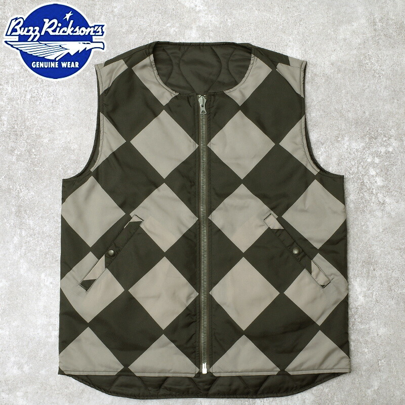 楽天市場】セールBuzzRickson's ラインクルーマンリバーシブルベスト