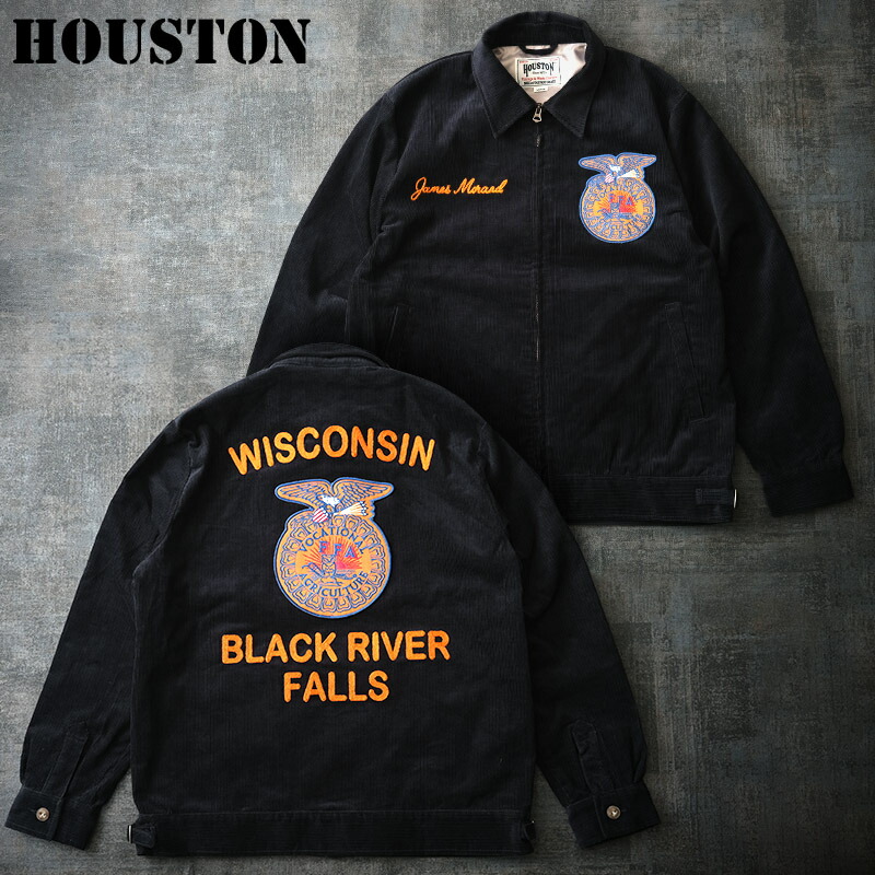 HOUSTON FFA刺繍ネイビージャケット X-LARGE HOUSTON FFA刺繍ネイビージャケット X-LARGE HOUSTON FFA刺繍ネイビー