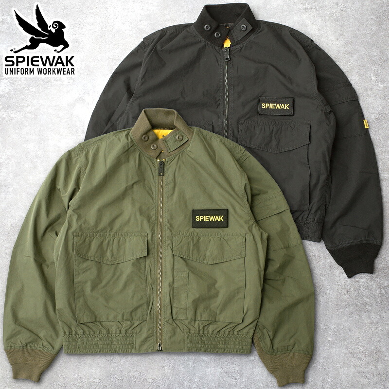 SPIEWAK スピワック #TO1032 G-8 WEP ショートフライトジャケット G8 メンズ 男性 アウター ブルゾン カジュアル アメカジ アメリカ 海軍 海兵隊 春 秋 冬 ワッペン ニットリブ ナイロン コットン ポプリン