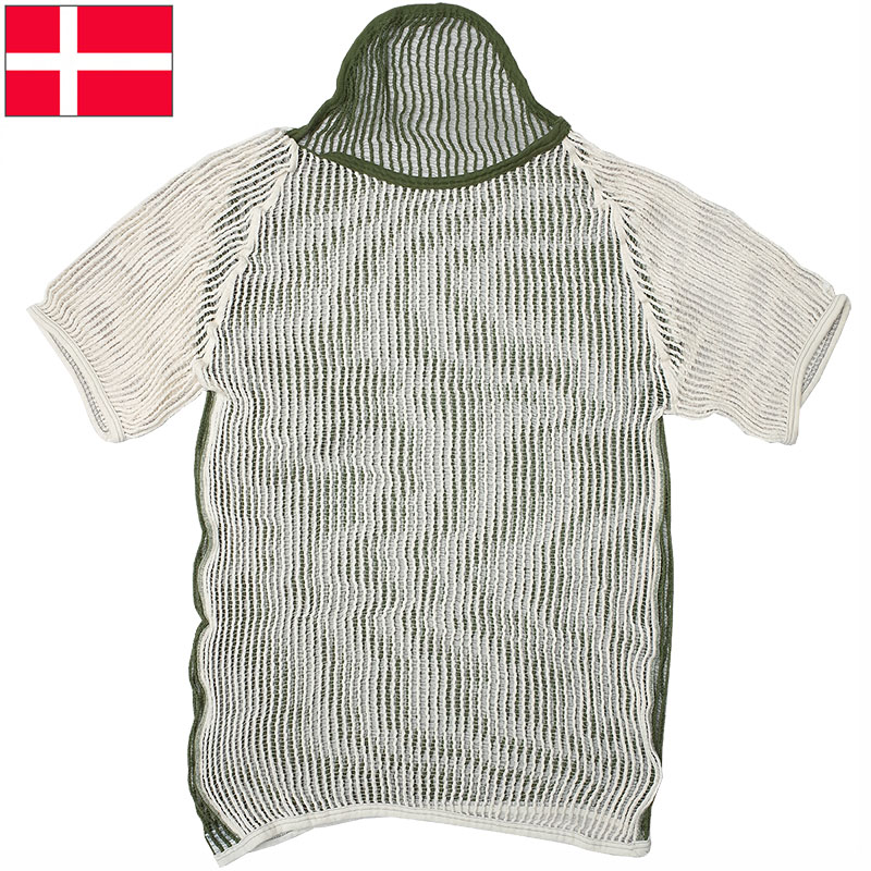 楽天市場】ノルウェー軍 ネットシャツ ホワイト×オリーブ USED