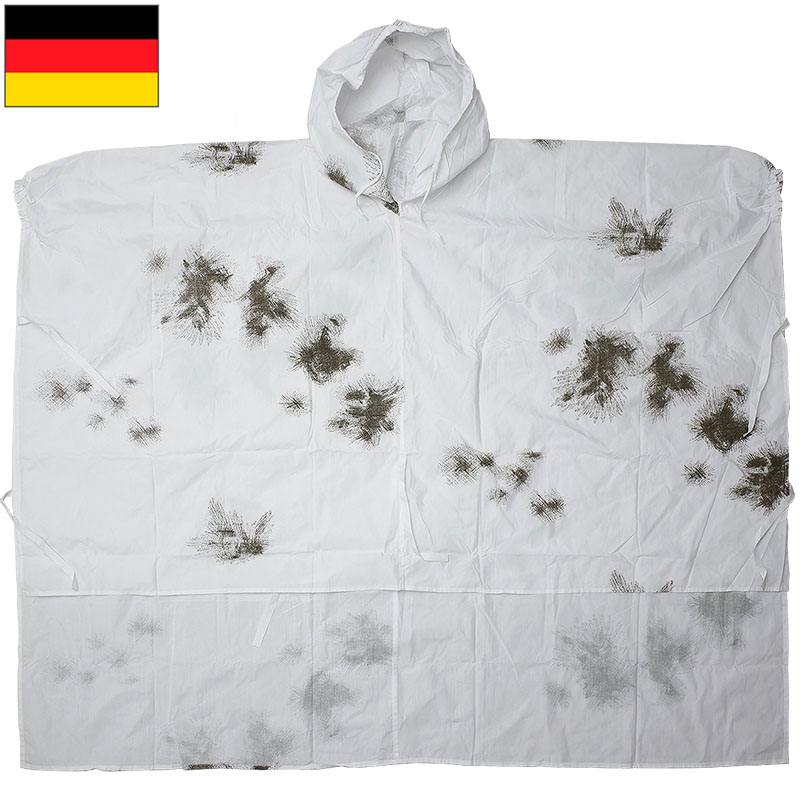 楽天市場】ドイツ軍タイプ 60s スノーカモポンチョ 新品 JE011YN