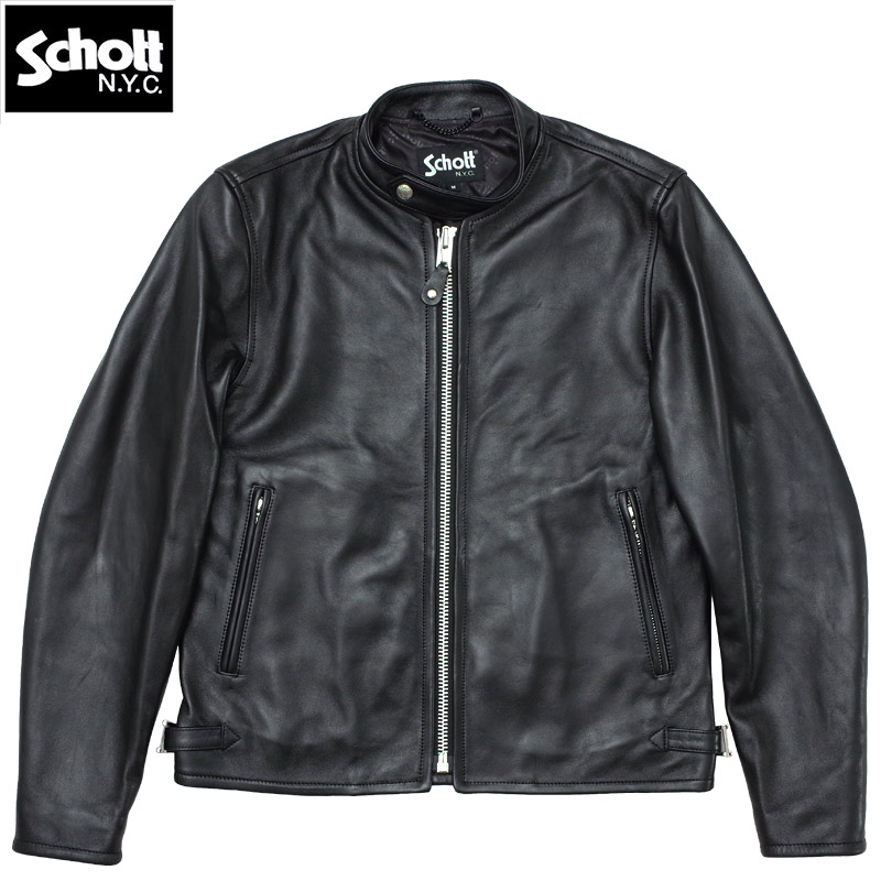 【楽天市場】Schott ショット #3111052 70’S シングルブレスト ライダースジャケット 70年代 メンズ 黒 ブラック シープ