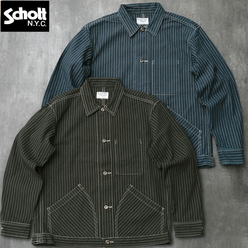 楽天市場】ショット Schott 10oz.ネップ・デニム エンジニア