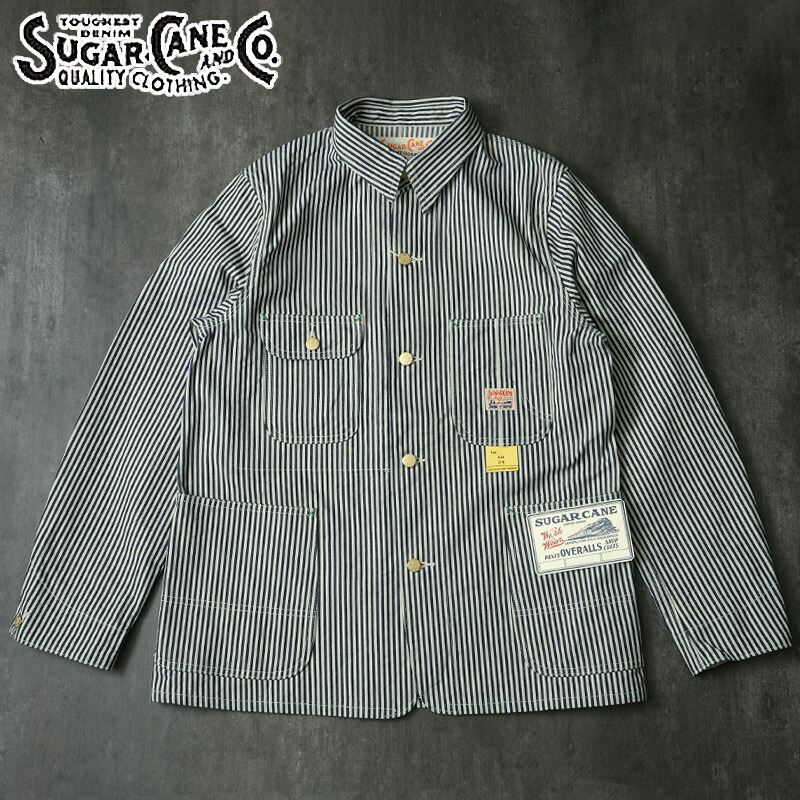 楽天市場】SUGAR CANE シュガーケーン 11oz. HICKORY STRIPE WORK COAT