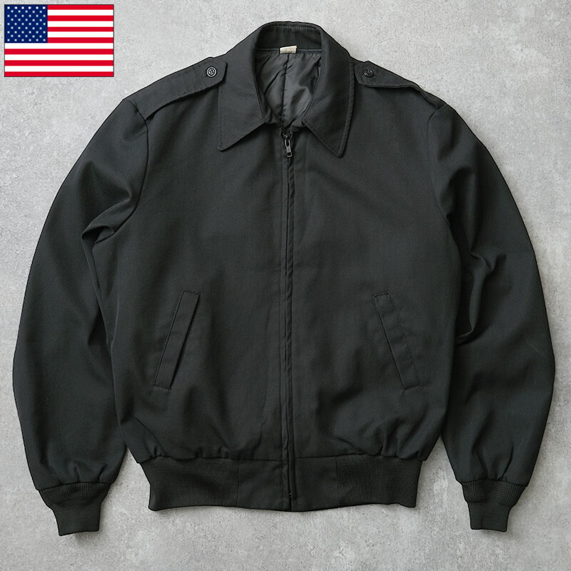 楽天市場】米軍 NAVY オフィサージャケット ポリウール ブラック