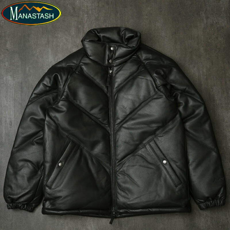【定価9万円】羊革 切り替え ダウン 楽天市場】MANASTASH マナスタッシュ #7925950005 Vレザーダウン