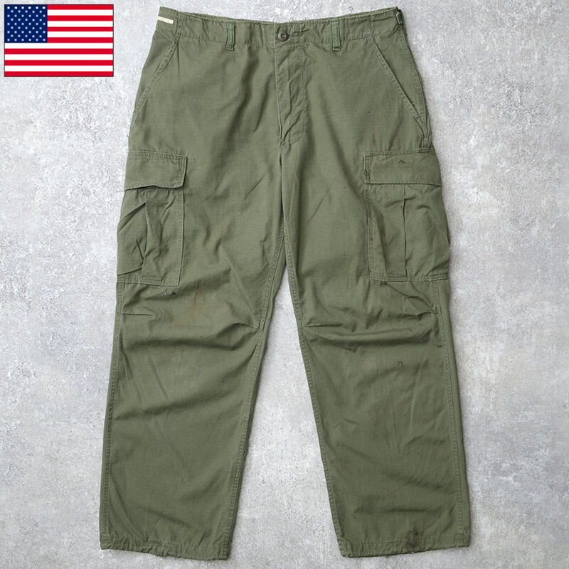 69年製 US ARMY Jungle Fatigue Pants 4th オリーブ XS-SHORT