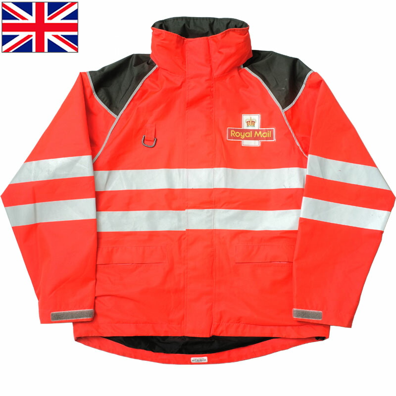 UK イギリス郵便局員　ロイヤルメール　リフレクター　L相当　オレンジ　美品 2403201930171.jpg