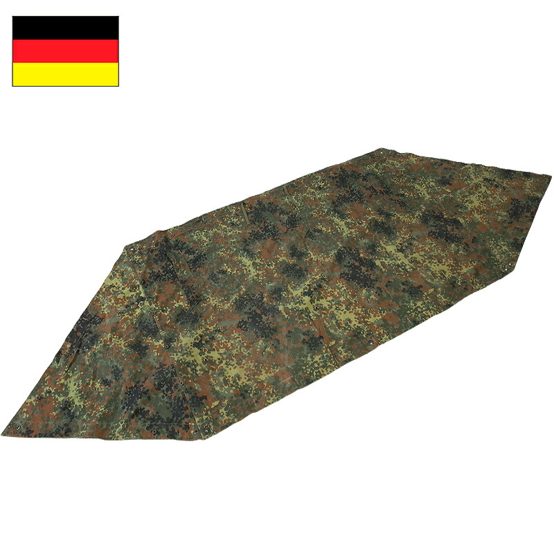 楽天市場】オランダ軍 シェルターハーフ テントシート オリーブ USED