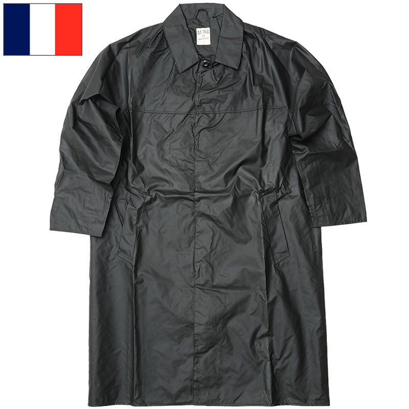 楽天市場】チェコ軍 ラバー レインコート ブラック デッドストック