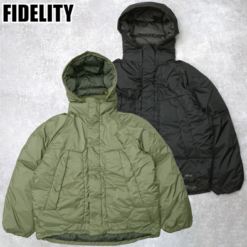 FIDELITY フィデリティ #NG-24775901 FIDELITY&times;NANGA 3LAYER ダウンジャケットナンガ レベル7 メンズ 男性 アウター ブルゾン カジュアル アメカジ アウトドア 防寒 フェザー 秋 冬｜ミリタリー百貨シービーズ
