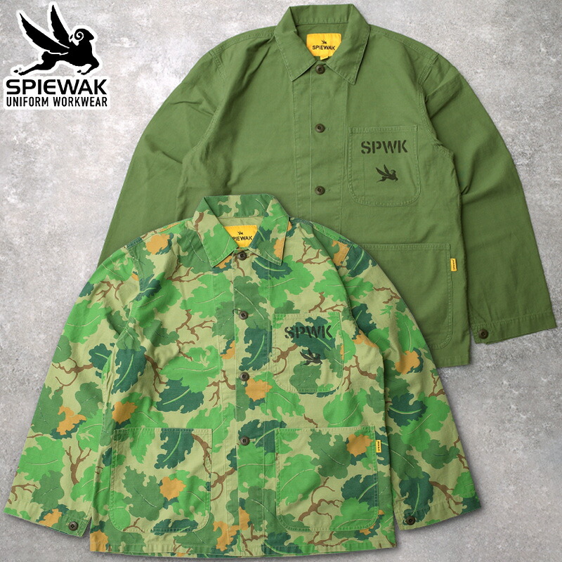 SPIEWAK スピワック #TO1028 P41 USMC ジャケットメンズ 男性 アウター トップス 羽織 ユーティリティジャケット カジュアル アメカジ 春 秋 冬 アメリカ 海兵隊 迷彩 カモフラ カモ柄 MITCHELL CAMO|ミリタリー百貨シービーズ