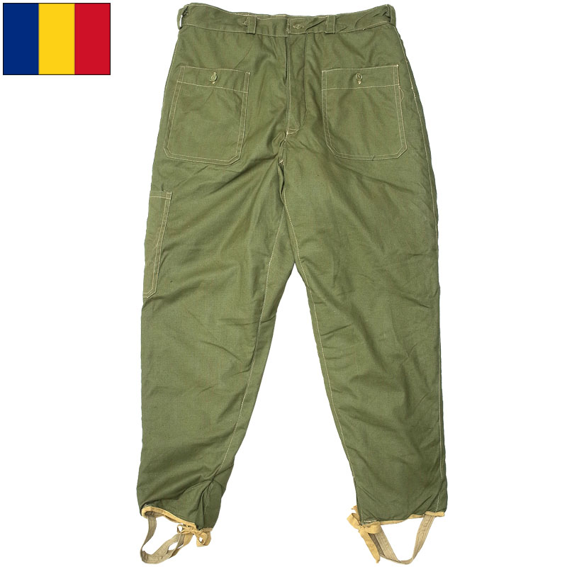 ルーマニア軍放出品 ライディングパンツ ネイビー46 111318
