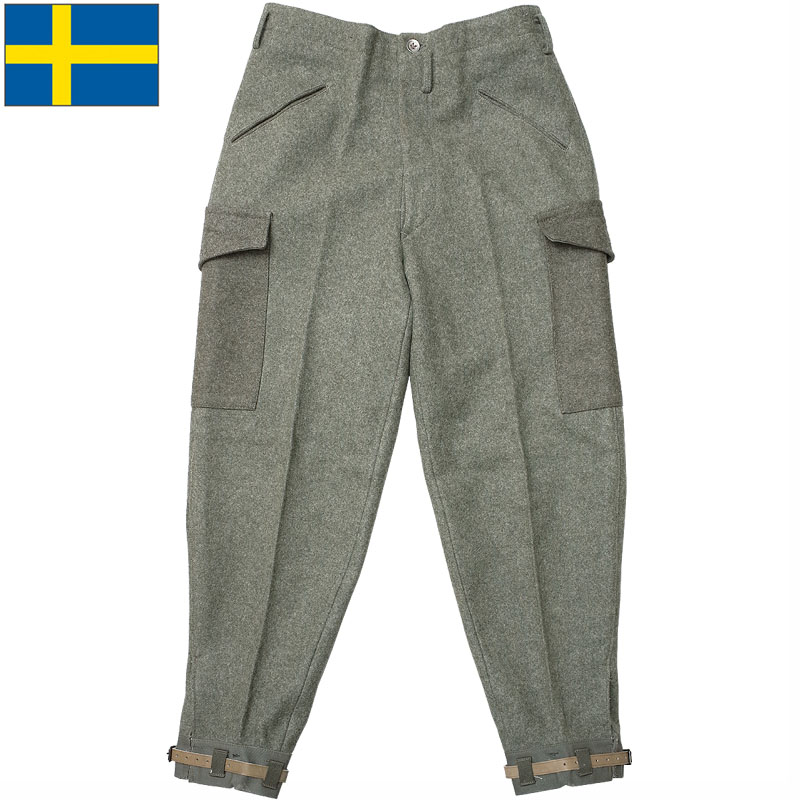 【楽天市場】スウェーデン軍 M58 ウールパンツ グレー デッド