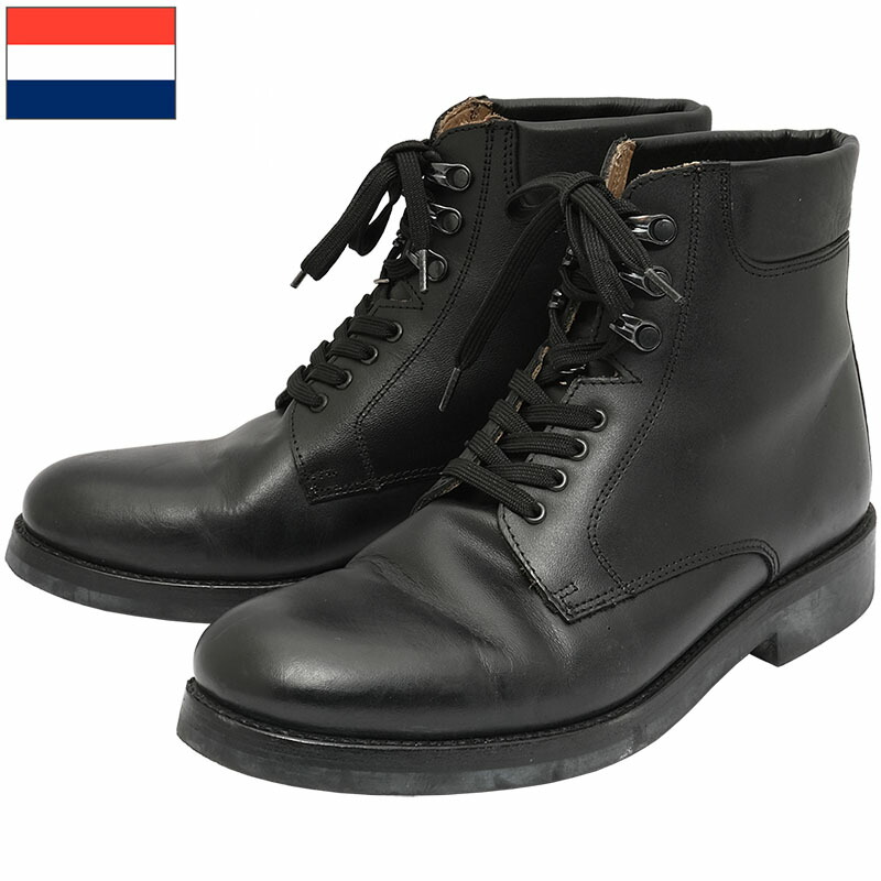 楽天市場】チェコ軍 レザー アンクルブーツ 裏ボア ブラック デッド