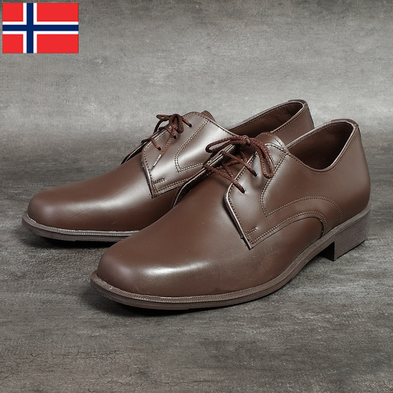 花*を様 新品チェコ軍オフィサーサービスシューズポストマンシューズ28.5cm黒 DEAD STOCK】Czech Army Offcer Shoes チェコ軍 オフィサー