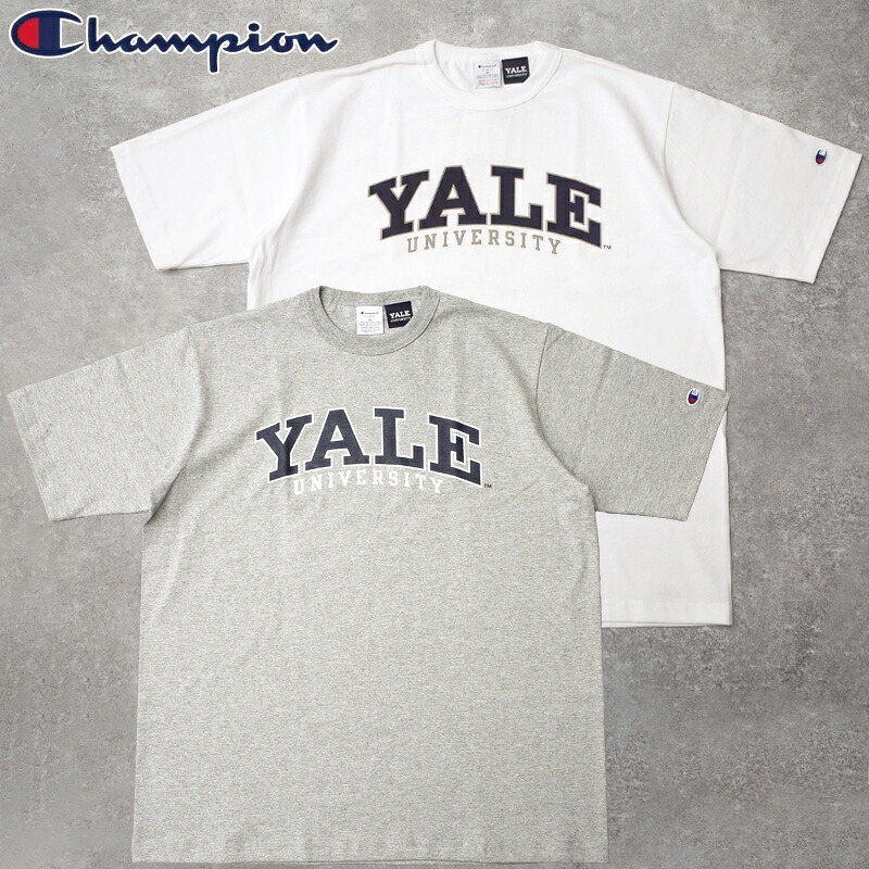 Champion チャンピオン #C5-D302 T1011 半袖 プリントTシャツ『YALE』 ショートスリーブ ティーシャツ カットソー メンズ レディース 男性 女性 ユニセックス トップス インナー カジュアル アメカジ ミリタリー 春 夏 秋 アメリカ製 ティーテンイレブン
