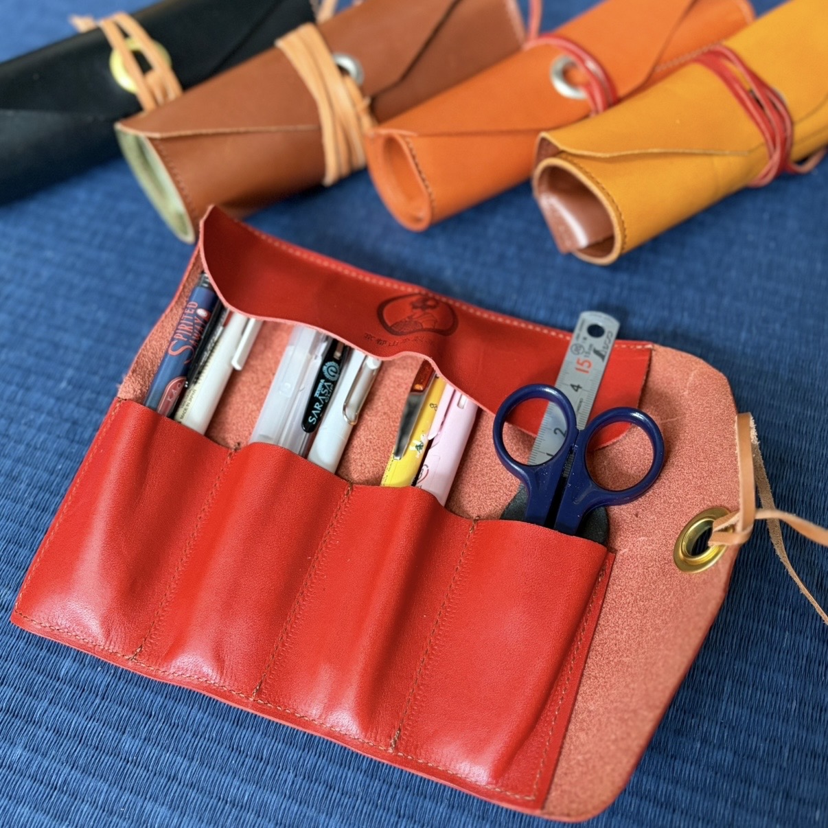 楽天市場】どや文具ペンケース 高級 ロールペンケース : 文具