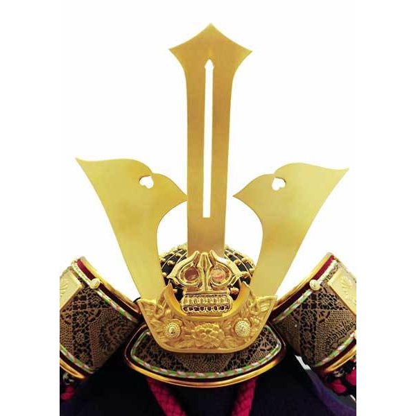 戦国武将兜 兜飾り 名将兜 五月人形 9号 9号 兜飾り 楠木正成公 赤糸縅之兜 山本人形店