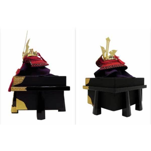 戦国武将兜 兜飾り 名将兜 五月人形 9号 9号 兜飾り 楠木正成公 赤糸縅之兜 山本人形店