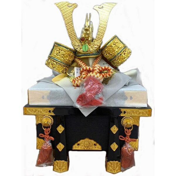 15号 招福兜 A 赤金房 純金箔押小札 合鉢 金沢箔 正絹【五月人形】 15号 招福兜 A 赤金房 純金箔押小札 合鉢 金沢箔