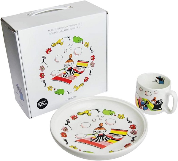 アラビア(Arabia) 子ども用食器セット ちびのミイ マグ プレート ムーミン 食器　お皿　コップ　プレート　カトラリー　キッチン　北欧　ムーミン　マグカップ　フィンランド　北欧雑貨　プレゼント　ギフト