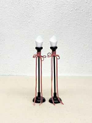 楽天市場】雛道具 燭台 15号 ミニ油灯 赤紐雛人形 雛道具 小道具