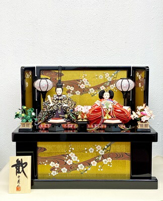 楽天市場】雛人形 小三五 親王 三段飾り 吉藤作ひな人形 初節句