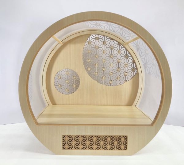 楽天市場】40G3-6 34x2 桜 飾り台・屏風セット H23-18A親王飾り 雛祭り