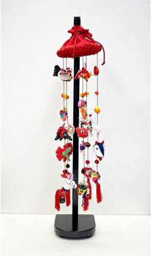 ひな祭り 吊るし飾り(みやび) 　赤　高さ(80cm) 楽天市場】【つるし飾】【ひな人形】雅（みやび）80:スタンド付吊るし