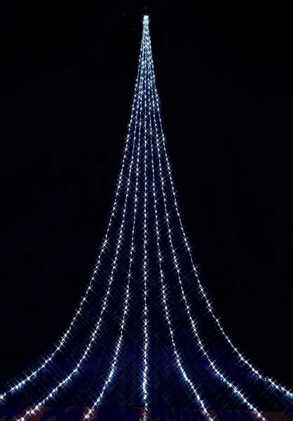 楽天市場】5mLEDナイアガラ ライトDX（レインボー）WG23412RA