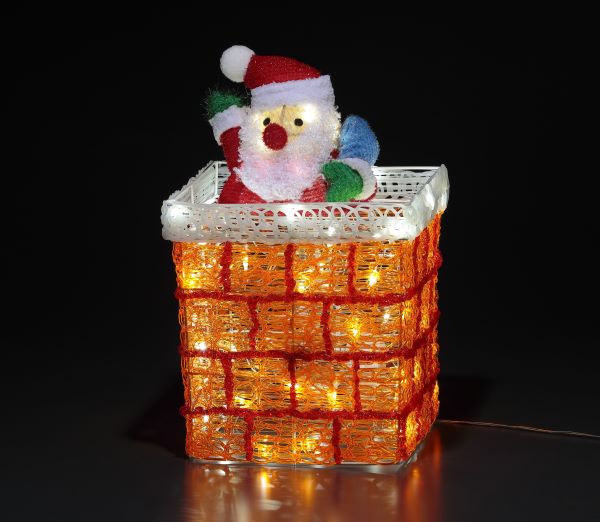 楽天市場】LEDクリスタルモチーフ ランタンサンタ WG-24302