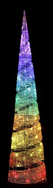 ＬＥＤスパイラルコーンツリー210ｃｍ(虹霓）電飾 照度 高閣 LED点火装置 かざり付ける 出来事 寄り合い 塔 BIG大きさ