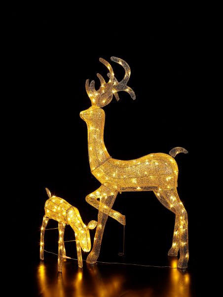 楽天市場】クリスマス LEDダイヤモンドティンセル トナカイ 24488 3787