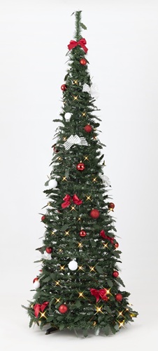 ポップアップセットツリー 180cm 電池式　TR33 TR00997 タイマー付き ライト付き クリスマスツリー装飾付き　クリスマスツリー ツリーセット クリスマス　クリスマスデコレーション　クリスマス装飾　クリスマスイベント　クリスマスパーティー　メリークリスマス